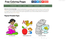 Desktop Screenshot of free-coloring-pages.com